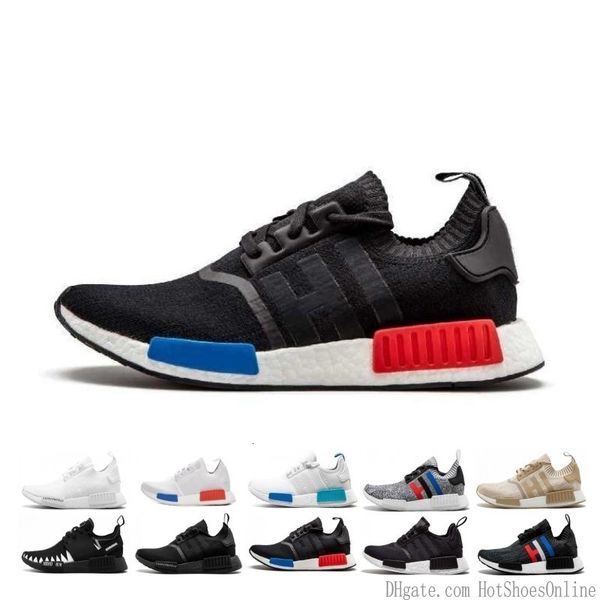 

r1 oreo runner japan nbhd primeknit og triple black white camo running shoes men women nmds runners xr1 sports trainers