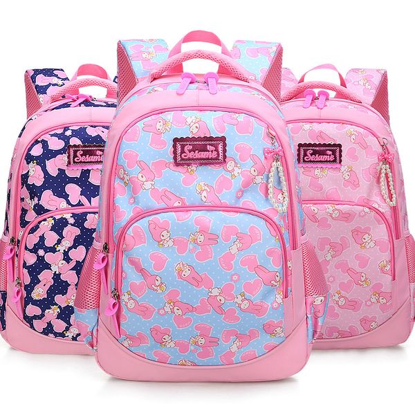 

schoolbag primary school girls grade 1-3-6 cartoon cute princess bag children backpack