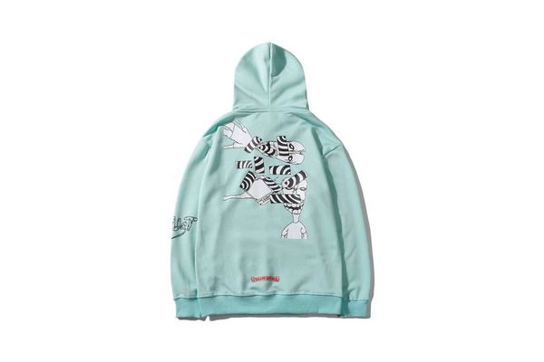

mens luxury designer hoodie chrome hearts 19 new cotton long sleeve sweatshirt mint green matty graffiti men women streetwear, Black