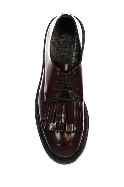 

pearl genuine leather burgundy women 's shoes 120130000599, Black