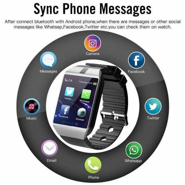 

Bluetooth mart watch dz09 martwatch g m im card for android amu ng htc phone