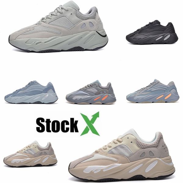 

reflective 700 wave runner kanye west v2 solid grey static magnet teal carbon blue runing shoes men designer shoes women static sneake#dsk51
