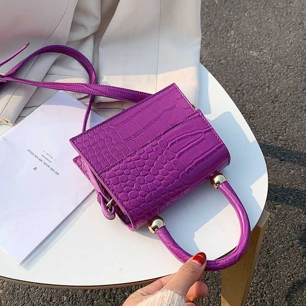 

мешок tote женщин к 2020 году новых крокодил шаблон щитка crossbody сумка женщины простой плечо небольшой площади сумка повелительницы