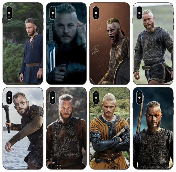 

tongtrade] cartoon colour vikings ragnar vikings lothbrok case for iphone 11 pro max x xs 8 7 6 5 plus galaxy s10 huawei p10 redmi k30 case