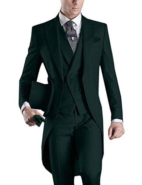 

2019 6 colors designs men suit white blazer black pants custom made mens wedding suits groom tuxedo jacket pants vest, White;black
