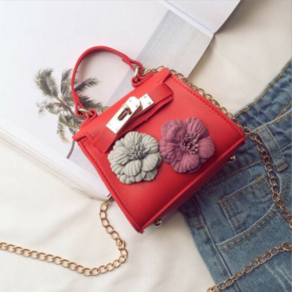 

ladies' simple mini floral handbag shoulder bag chain messenger crossbody bag us