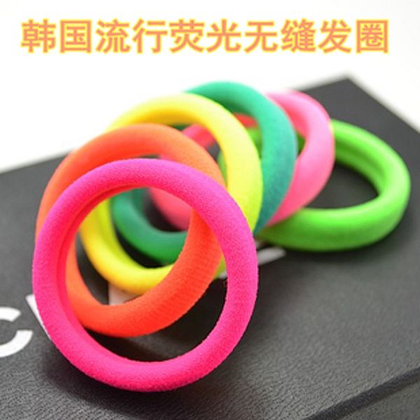 

mystic green plastic scrunchies elastics hair band assorted colors kids girls baby gomma coda di cavallo sweet07 pshde