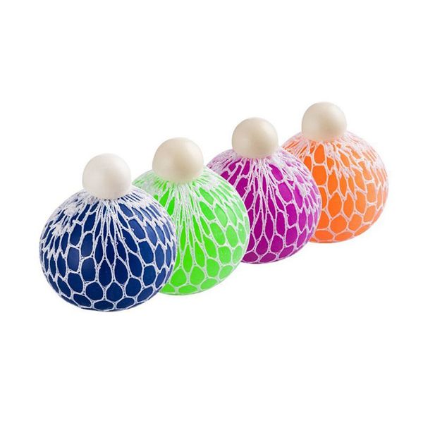 

mesh squishy ball super big 7.5cm rubber vent grape stress ball squeezing stress relief ball- for kids & adults.stress squishy t