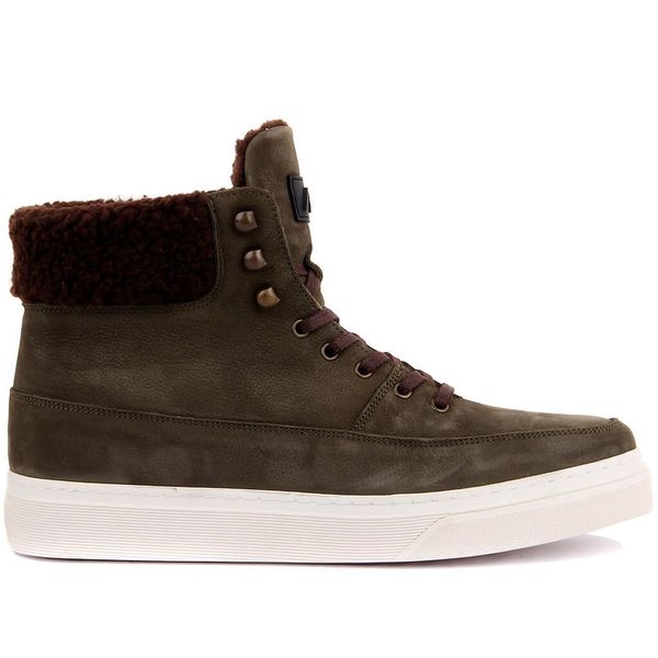 

Sail Lakers-Khaki Nubuck Lace-Up Men Boots