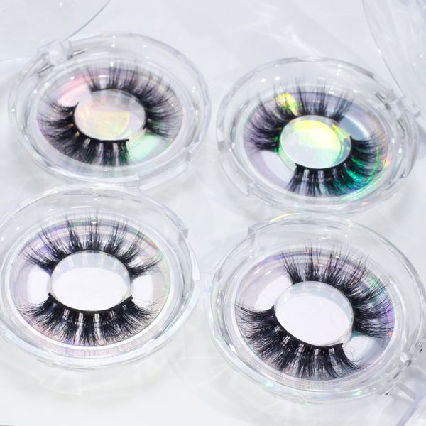 

оптовая 100% ручной работы 6d норка ресницы с клиентами eyelash упаковка