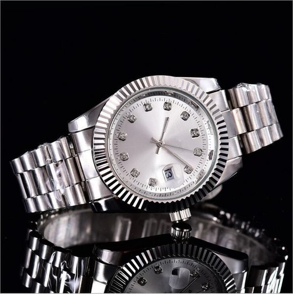 

новый роскошный модный бренд продукт у мужчин и женщин новой даты стальной механизм с автоподзаводом кварцевые часы мужской hubnessingly bcx, Slivery;brown