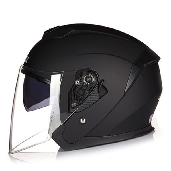 

capacete ,moto helmet casque motocross 2019 new jiekai 522 motorcycle helmet anti-fog double lens 3/4 racing