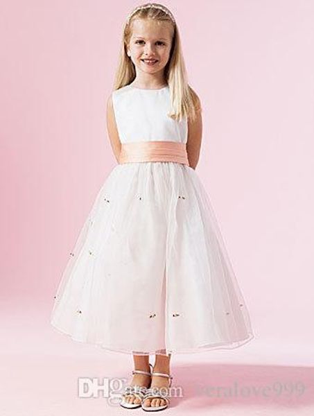 

home> weddings & events> kids formal wear> flower girls' dresses> product detail o neck ball gown tulle flower girl dresses, White;blue