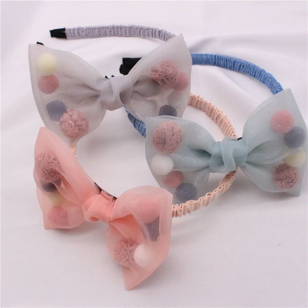 

2020 spring and summer new children's headband hairpin korean version of simple baby hair accessories, Slivery;white