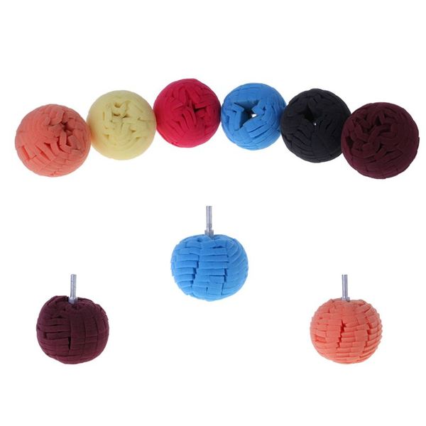 

1pc 3"(80mm )buffing polishing ball finishing buff polishing buffer pad for car polisher