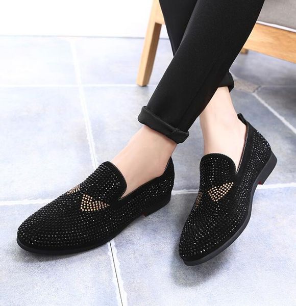 

designer brand men's shoes casual leather brand designer social dress fashion driving luxury moccasins men t01, Black