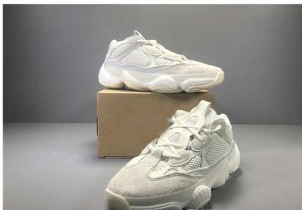 

drop ship kanye west 500 bone white men running shoes designer shoes super moon yellow blush desert rat 500 sport sneakers