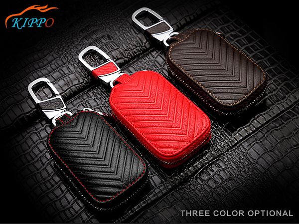 

kippo car key case coin purse universal leather key holder housekeeper wallet car organizer