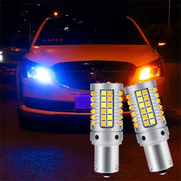 

2pcs 1156 led lamp canbus py21w bau15s switchback light car daytime running lights turn signal drl for juke f15 2011-2015