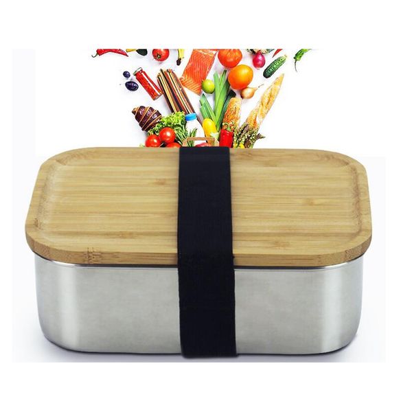

2pc stainless steel lunch box single layer food container carrier mess tin