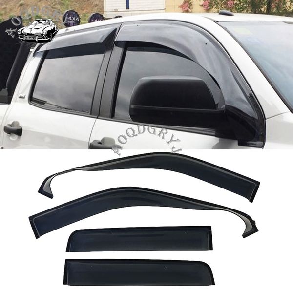 

window deflector visor shade sun guard for ford f150 2009-2018 car styling 4pcs