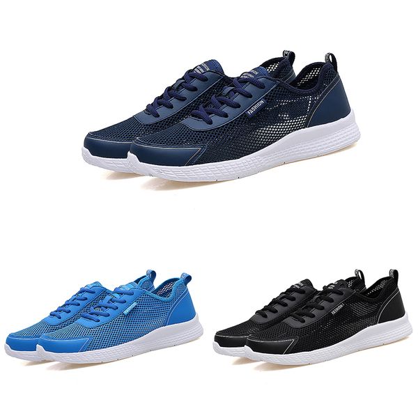 

Fashion Breathable Running shoes for men women Summer Black Blue Grey Navy Blue Homemade brand Made in China trainers sneakers 39-44