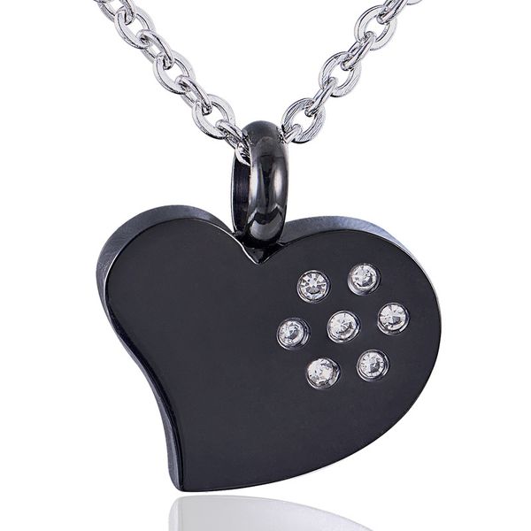 

2020 z111 новой нержавеющая сталь оптового титан стала любовью бриллиантового ожерелья кулон аксессуары подарки из нержавеющей стали, Silver