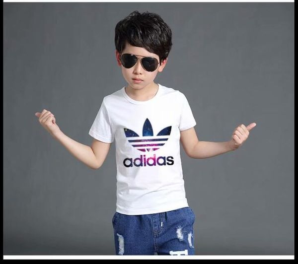 

2018 новый модный бренд детской одежды лето новая детская футболка хлопок высокого