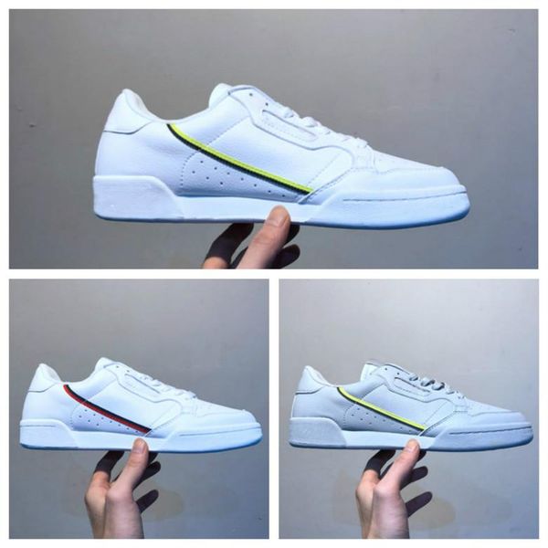 

new 2019 original continental 80 rascal leather x kanye west running shoes good quality white black men fashion sports sneakers