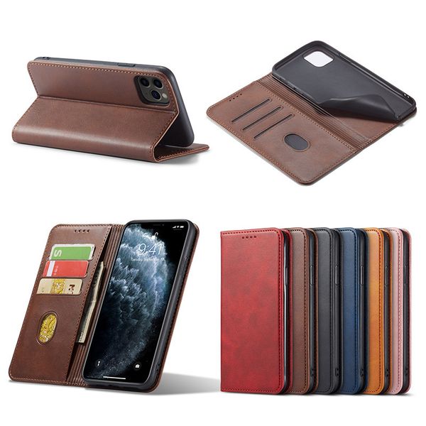 

for iphone 11 mobile phone leather case x/xsmax card leather case samsung s20