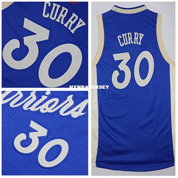 

blue #30 sc kids/youth 2015-2016 christmas day basketball jersey,new material basketball jersey,ncaa college, Black;blue