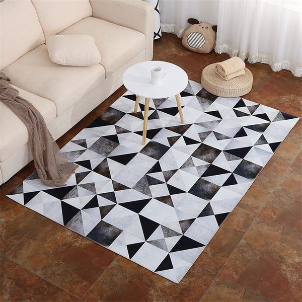 

home textile nordic rug geometric printing mat doormat living room carpet kids play rug large area rugs table carpet