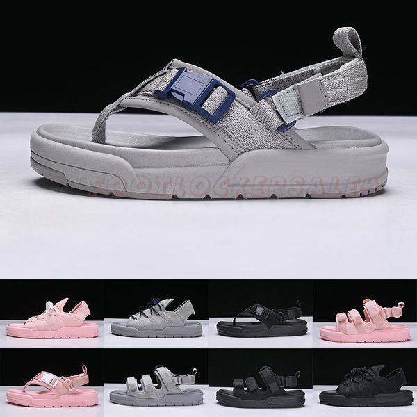 

2019 summer cool grey cute pink rome style designer sandals women girl fashion slides slippers men flats flip flop loafers casual shoes