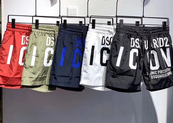 

wholesale new board men's design shorts beach vacation d2 printed beach pants hawaiian men's surf pants swimming shorts, Blue