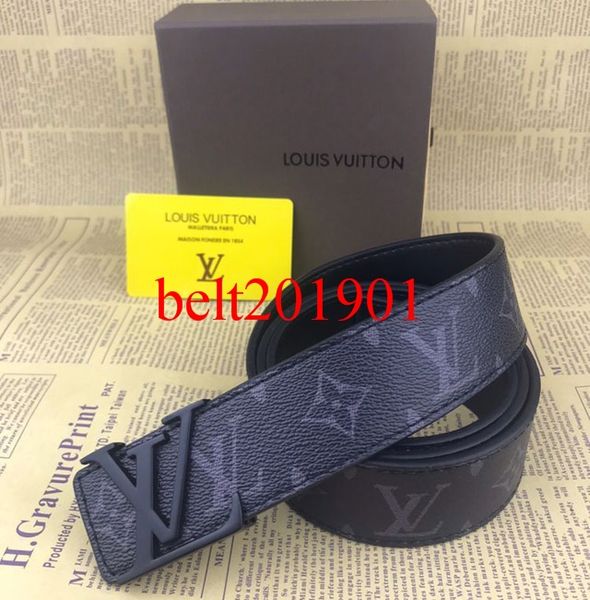 

2019 selling big large h buckle genuine leather belt brand trademark design belts men women new mens belts as gift box, Black;brown