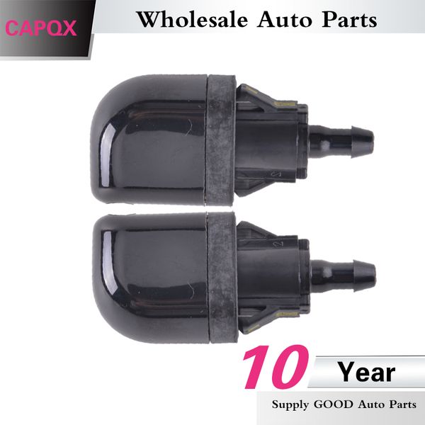

capqx 2pcs/lot rear windshield washer nozzle windscreen washer pump water motor for land cruiser prado lj12 gx470 2002-2007