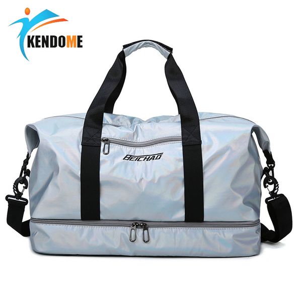 

men sports fitness bag female travel swim bags big light handbag girls fitness training bags with bottom shoe bag travel duffle