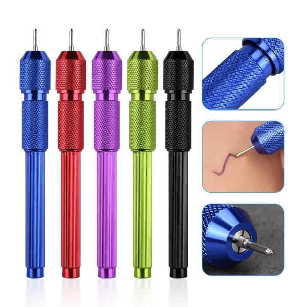 Tattoo Supplies Tattoo Marker Pens Skin Marker Pen Scribe Tool Permanente Tinte Thin Nib Crude Nib 1,6 mm Ball für Dawing Flash