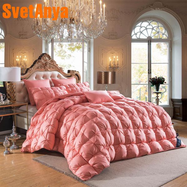 2020 Svetanya 3d Goose Down Duvet Quilt Thick Comforter Luxury