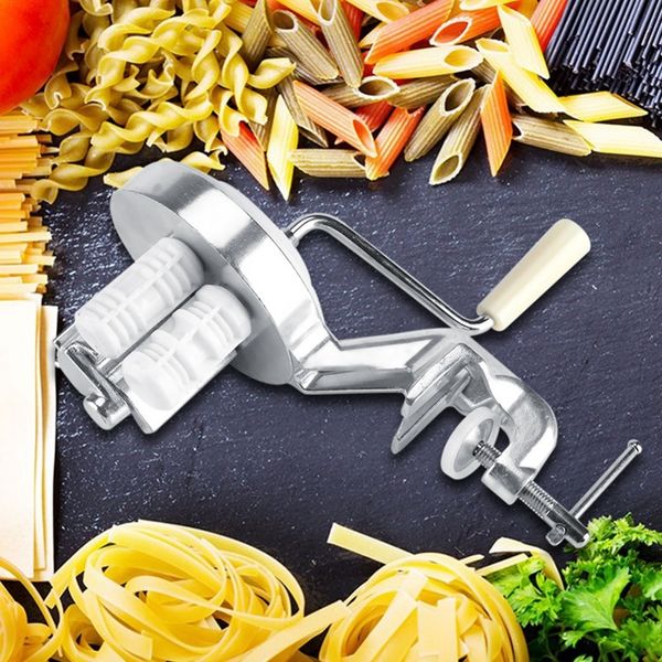 

handmade spaghetti pasta maker cutter aluminum alloy fettuccine noodle press making machine manual noodle makers