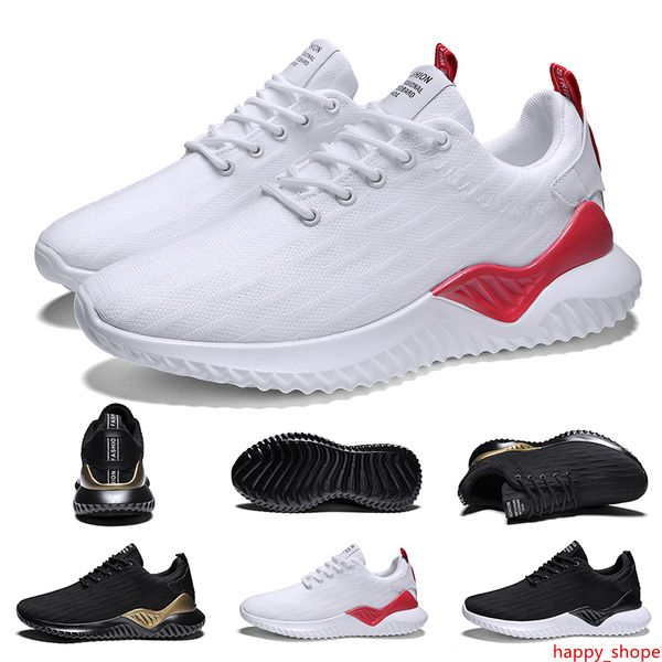 

triple white black gold red mens running shoes women designer sneakers jogging walking breathable trainers sports shoes 39-44 made in china