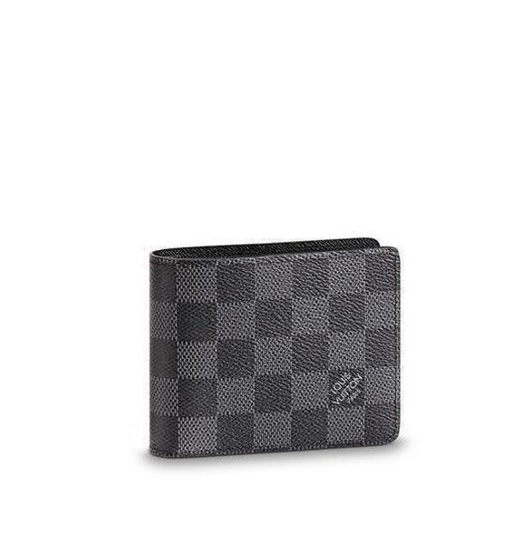 

Новый N64002 Тонкий Id Кошелек Мужчины Натуральная Кожа Длинный Кошелек Цепи Кошельк