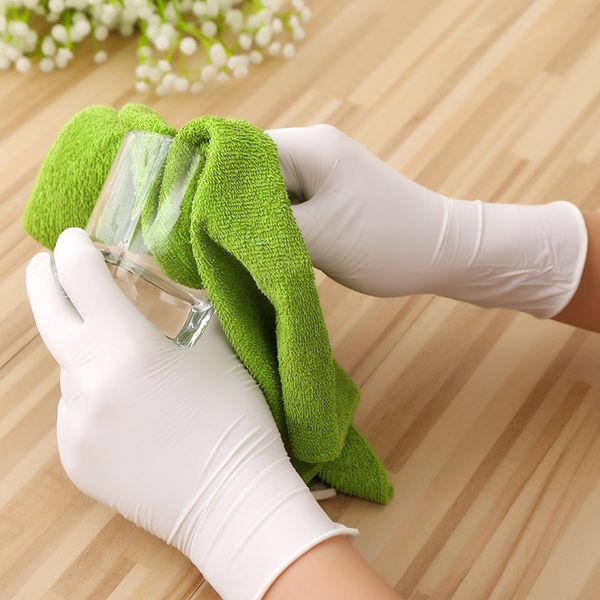 

new whole sale disposable pvc gloves powder (non latex) pack of 50pairs gloves anti-skid anti-acid protective gloves