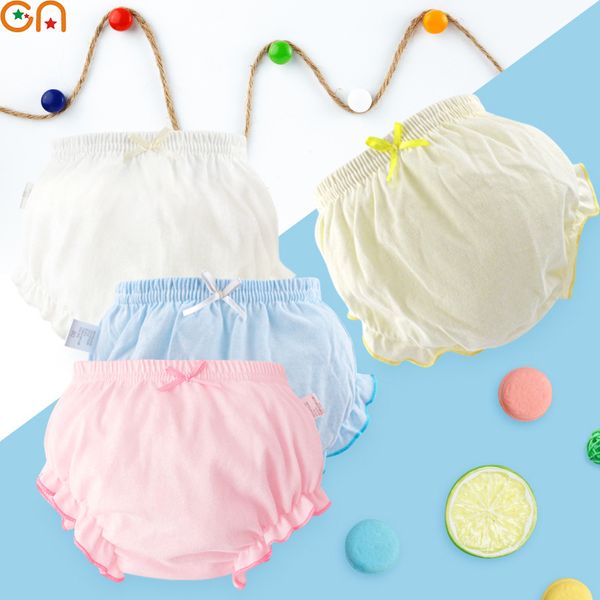 

kids 100% cotton underwear panties girls,baby,infant,fashion solid color bow lace underpants for children cute shorts gifts cn