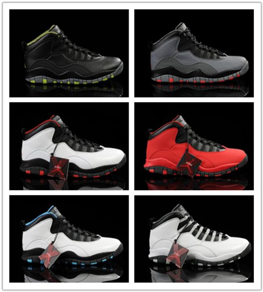 

Nike Air Jordan Retro Shoes Мужские кроссовки для баскетбола 10 Tinker Cement Westbrook 10s Bobcats Серый chicage i
