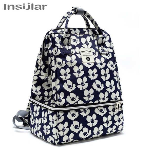 

diaper bags insular bag baby mummy maternity nappy waterproof large capacity fashion backbag for a stroller