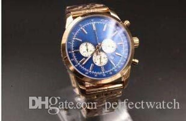 

2020 special limited brel brand quartz -watch men blue dial gold skeleton gold stainless belt gold case 1884 clock montre, Slivery;brown