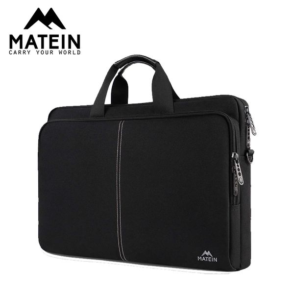 

matein 17.3inch lapbusiness men's briefcase office bags for women casual shoulder carrying bags single shoulder