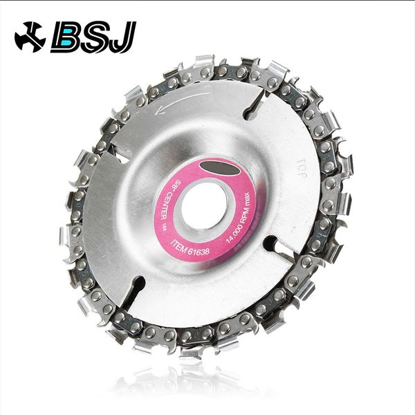 

allsome 4 inch grinder disc and chain 22 tooth fine cut chain set for 100/115 angle grinder ht2106