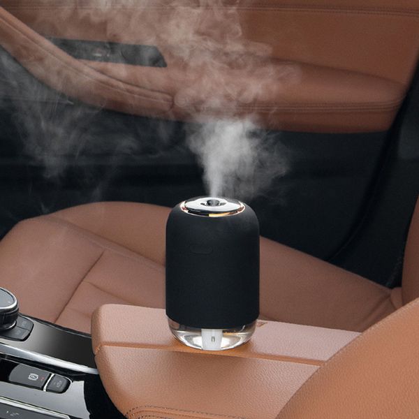 Diffusore per auto Deodorante per auto Aroma Diffusore di oli essenziali per la casa USB Umidificatore Nebbia Maker Lampada da notte a LED Regalo Accessori per la casa